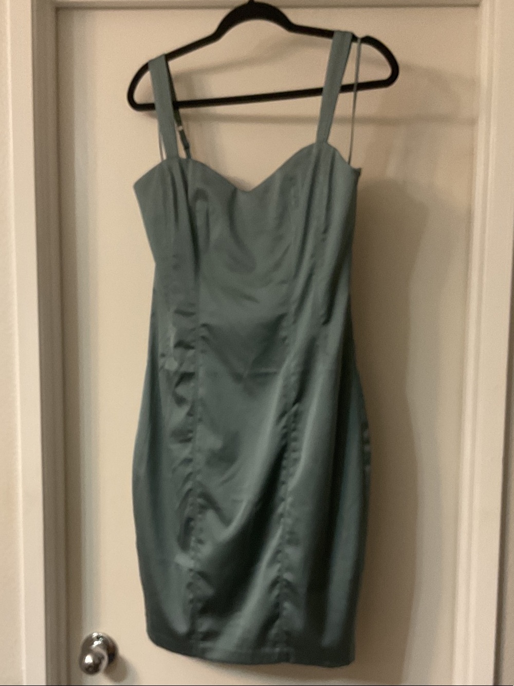 Guess Sleeveless Mini Dress in Dusty Teal